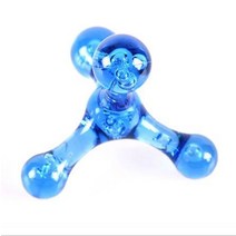 귀여운 만화 마사지 실용적인 휴대용 목 전신 스파 테라피 지압 홈 건강 관리 도구, [03] lightblue