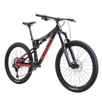 MTB자전거 산악 엠티비 SAVA-27.5/ 29 풀 서스펜션 산악 자전거 DH Enduro Mtb Deore M6100 12 단 듀얼 바, 01 Black_02 29x17