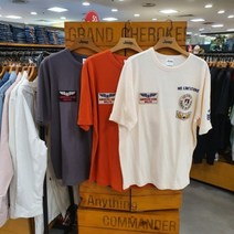 [지프] NC02 오버핏와펜믹스티셔츠 GK3TSU261