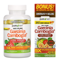 Purely Inspired 가르시니아 캄보지아 플러스 100정 1팩 2팩 3팩 퓨어리 인스파이어드 Garcinia Cambogia+, 1통, 120정