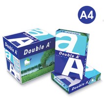 프리미엄 문서 선명한 인쇄 프린터 팩스 복사지 A4용지 고급용지 80g 40매-2500매, 4-더블에이 A4용지 2500매