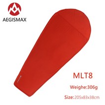 초경량 캠핑 침낭 AEGISMAX 미라 95% 화이트 구스다운 자연 하이킹 장비 나노 미, 23 Liner - MLT8