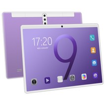 태블릿 pc 안드로이드 10.0 구글 플레이 넷북 노트북 10.1 인치 16mp+32mp 12gb+512gb 8800mah 와이파이 gps 블루투스 5g lte 미니 컴퓨터, 12GB 512GB 키보드, 보라색, L