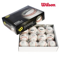 ( 12개 ) 윌슨 야구공 안전야구공 안전공 연식공 A1217 1BOX