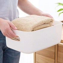 수건정리함 다용도 화장품 수납 바구니 의류 소품함 용품 플라스틱 리빙박스 대형 수납박스 창고 옷 멀티 수납함 미니 수납정리함 정리함 수납바스켓 옷장정리 옷정리함 수납정리 수납상자 좁은공간수납 정리바구니 플라스틱리빙박스 펜트리정리, 쿠쿠캣 8.그레이 중