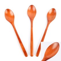 씨엔시아 3P 나무숟가락 세트 우드수저 옻칠공예수저