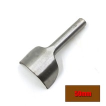 가죽공예 QJH 9 사이즈 스틸 가죽 공예 하프 라운드 커터 펀치 스트랩 도구, 09 size 50mm