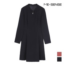 [미센스] 절개장식 플레어 원피스_MB0XOPM104Z