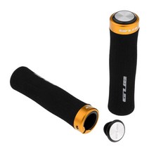 STK 핸들 2 그립 자전거 자전거 mtb 핸들 그립 미끄럼 방지 손잡이 손잡이, 금