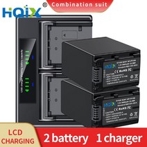 호환용 HQIX HXR NX80 카메라 NP FV100 듀얼 충전기 배터리 소니 FDR AX30 AXP35 AX40 AX100E PXW Z90 DEV, 03 2 Battery 1 Charger
