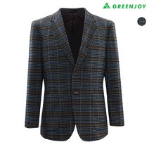 [그린조이] 남성 체크 자켓