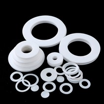 스프링 와셔 스텐 와샤 ptfe 플랫 와셔 플랜지 압력 게이지 워터 파이프 조인트 가스켓 m3-m35 가스켓 스페이서 씰링 압력 게이지, 12x5x2 (50개)