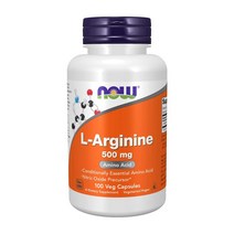 now food 나우푸드 L-아르기닌 500mg, 100정