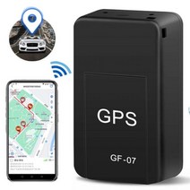 gps 측량기 토지 면적 측량 골프 거리 측정 고정밀 장비 기GF-07 미니 GPS 추적기 자동차 반려동물 분실 방지 장치 노인 차량 실시간 추적 로케이터 마그네틱 로케이터, 검은색