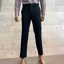 인디안 가을 폴리 100 바지 글렌체크 패턴 노턱 바지 MITDLXF8411 56