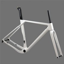 Spcycle T1000 탄소 자갈 프레임 디스크 브레이크 700C BB386 사이클 자전거 49/52/54/56/59cm Frameset, 59cm Matt, White