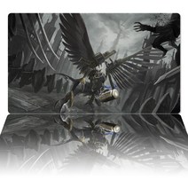 유희왕플레이매트 YuGiOh플레이 매트 트라이브리드 슈라우그 불길한 징조 TCG CCG 트레이딩 카드 애니메이션 마우스 패드 고무 데스크 존 가방