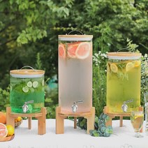 미니 생수 워터바 음료 워터 디스펜서 샹그리아병 유리 물통 저그 카페 물통 수도꼭지 달린, 미니 워터바 5L