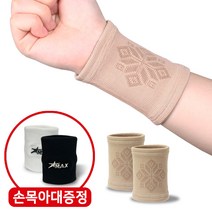 파워플러스 의료용 손목보호대세트 2개 팔밴드 아대 통증 건초염 엄지 골프 헬스 스포츠 국내제작 약국 사은품증정, 손목2P스킨