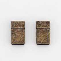 비즈공예 원석 티베트어 청동 레트로 플랫 자석 걸쇠 코드 엔드 10x2.5mm 가죽 팔찌 DIY 쥬얼리 만들기 5, 01 A
