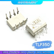 10개 TLP350 광 커플 링 패치 DIP8 커플러 광전