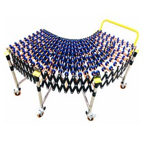 자바라 컨베이어 롤러 운반 접이식컨베어 콘베어 운반벨트, (폭 600mm 길이 1m)