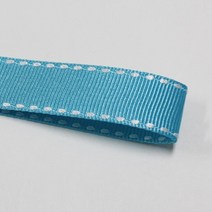 카네이션리본 선물포장리본 꽃포장리본 골지 스티치 리본 (폭 5mm 길이90m)(폭 10mm/15mm 길이 45m), 43(소라), 15mm