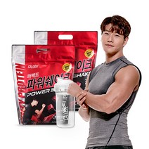 칼로바이 퍼펙트 파워쉐이크 포대유청 김종국 단백질 헬스 보충제 WPC 프로틴 파우더 초코맛 2kg 2개+쉐이커 증정, 1세트