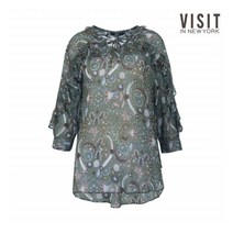 플라워쉬폰프릴블라우스(VV8SS23)