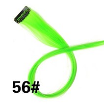 AliLeader 합성 제품 하이라이트 원피스 헤어 클립 인 익스텐션 옴브레 20 색 50Cm 롱 스트레이트 온, 56 56_01 20 inches