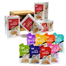 테비 쮸루쮸루 고양이 파우치 30g, 헤어볼, 48개입