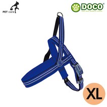 도코펫 바리오 네오프렌 하네스 DCV201 블루 XL