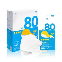 바이오 셀프케어 KF80 마스크 소형 화이트 (유아/어린이용) 50매x1박스, 1개, 단품