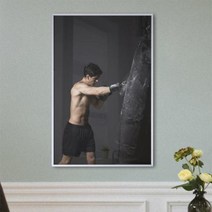 바보사랑 시원한펀치 중형메탈액자.꾸밈, 프레임/타입:그레이/3타입
