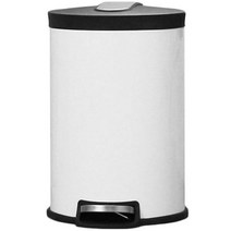 팬물산 보니타 페달 휴지통 20L, 1개, 밀크 화이트