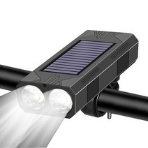 문라이트전조등 경적 자전거 랜턴 usb 충전식 램프 미등 luces bicicleta, 태양열 자전거 라이트 b
