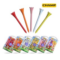 골프용품 필드용품 골프티 6칼라 갈퀴형 골프티 83mm (25개입), 갈퀴형(83mm)25개입
