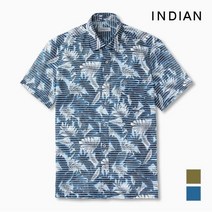 [브루노바피(남성)] [INDIAN] 플라워 프린트 반팔셔츠_MITNSUM4231
