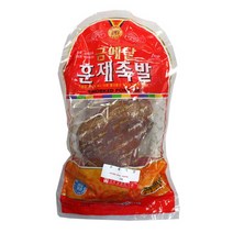 (냉장)금메달 훈제족발(약700g) 돼지껍데기/순대/닭발/수육/곱창/술안주/보쌈/야식/훈제족발/소고기, 단일 수량, 1개