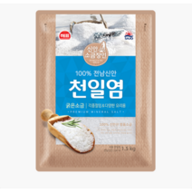 해표 천일염 굵은소금, 1.5kg, 5개
