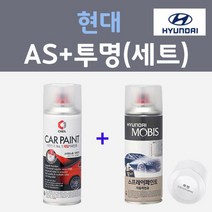 현대 AS 그레이쉬퍼플 주문컬러 스프레이 + 모투명마감용스프레이 자동차 카 페인트 200ml