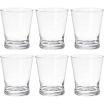 Toyo-Sasaki 식기세척기 사용가능 소다석회 유리잔 460ml, 275ml개, 6개의 세트