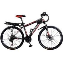 접이식자전거 변속기 폴딩 알루미늄 유압식 속도 플랫, 24단ㅣ삼칼 휠 검정 및 파랑 접이식