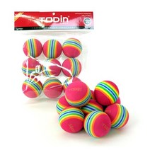 투딘 레인보우 스펀지 연습볼 골프 어프로치