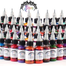 타투 문신 용품 재료 색소 타투잉크 타이탄잉크 0.5oz/1oz 33종 TITAN COLOR INK, 라이트퍼플, 1개, 1oz(30ml)