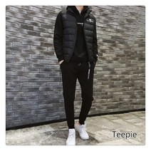 티피 남성복 두껍게 3종 세트 추동복 겨울 레포츠 세트