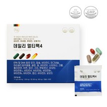 데일리 올인원영양제 멀티팩 남성 여성 종합 멀티비타민 미네랄 오메가3 EPA DHA 루테인 마리골드꽃추출물 올인원 종합비타민 하루한포 25가지 영양 기능성분, 1박스, 30포