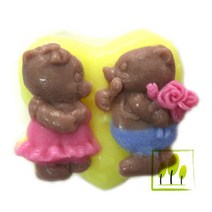 A-59하트곰 커플실리콘몰드 ( 95g )