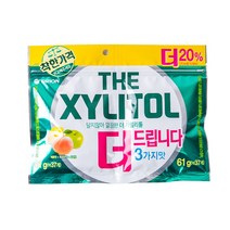 오리온 껌 더자일리톨 리필 122g 검 입가심 후식 입냄새제거 사무실 간식 졸음방지, 단품, 단품