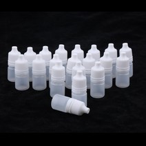 20개 빈 안약 메이크업 화장품 여행 병 플라스틱 용기 3ml